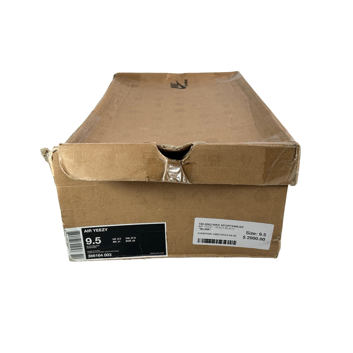 366164 003 Nike Air Yeezy 1 Blink [USED] - 9.5 M (Used)