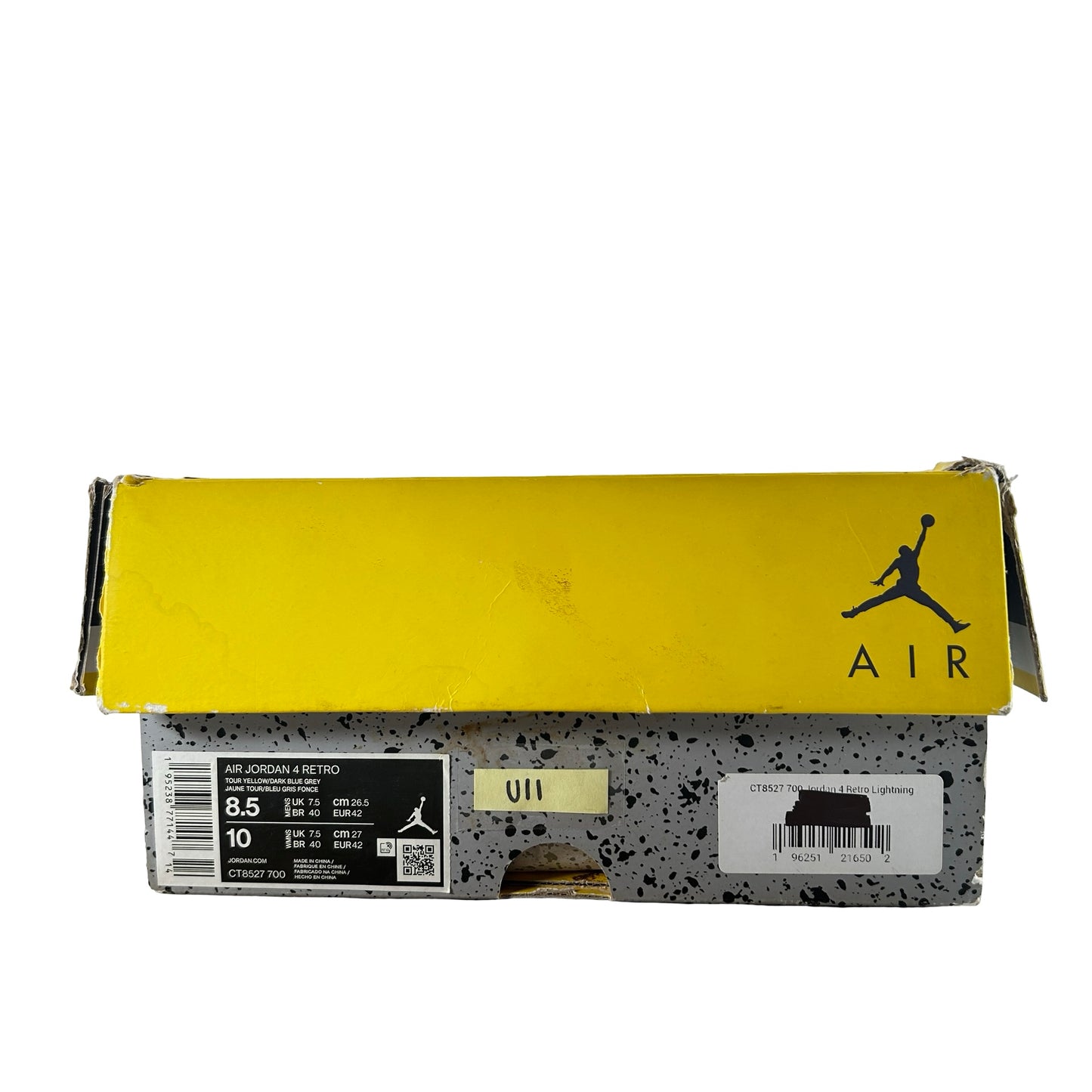 CT8527 700 Jordan 4 Retro Lightning (2021) [USED] - 8.5 M (Used11)