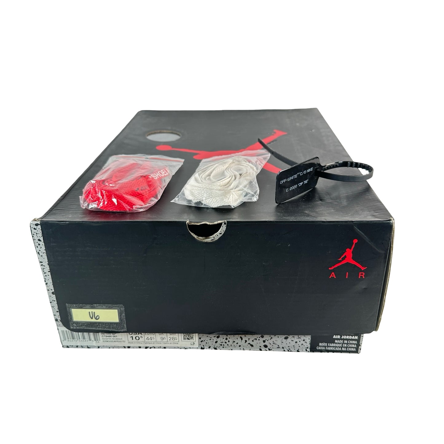 CT8480 001 Jordan 5 Off-White Black [USED] - 10.5 M (Used6)