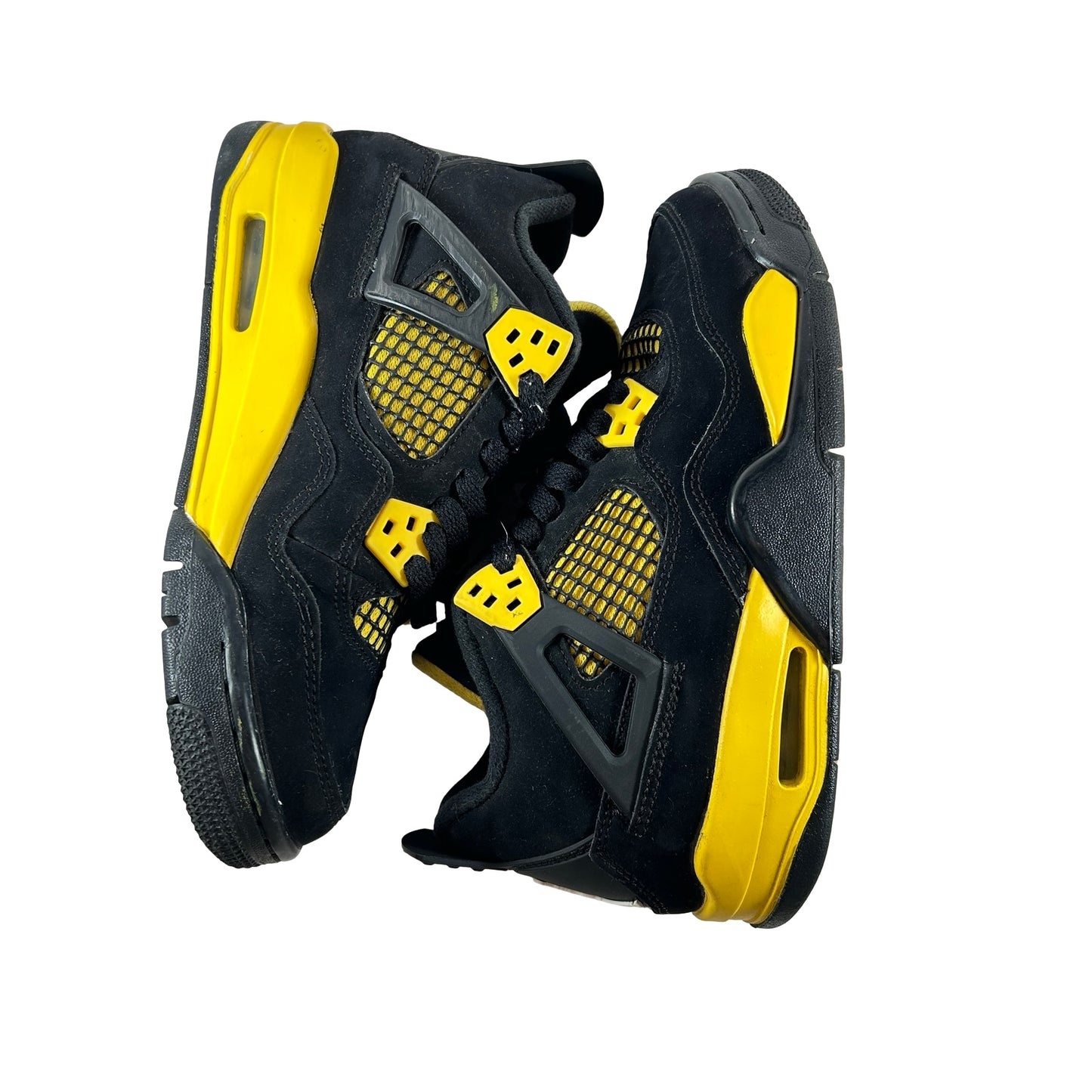 408452 017 Jordan 4 Retro Thunder (2023) (GS) [USED] - 4.5 Y (Used) (No Box)