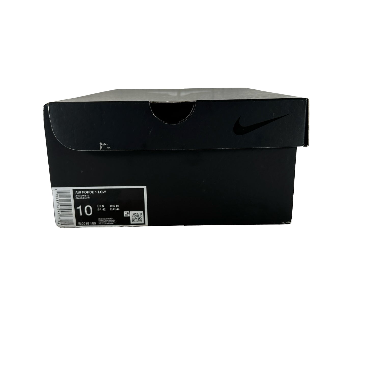 IB0018 100 Nike Air Force 1 Low Kobe Bryant Forever White [USED] - 10 M (Used)