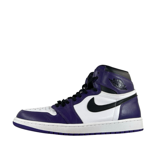 555088 500 Jordan 1 Court Purple [USED] - 13 M (Used) (No Box2)