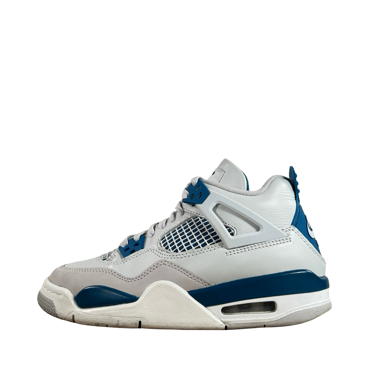 HF4281 141 Jordan 4 Retro Military Blue (2024) (GS) [USED] - 6 Y (Used)