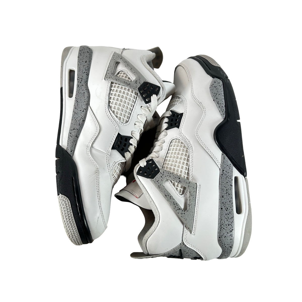 FV5029 100 Jordan 4 Retro White Cement (2025) [USED] - 9.5 M (Used3) (No Box3)