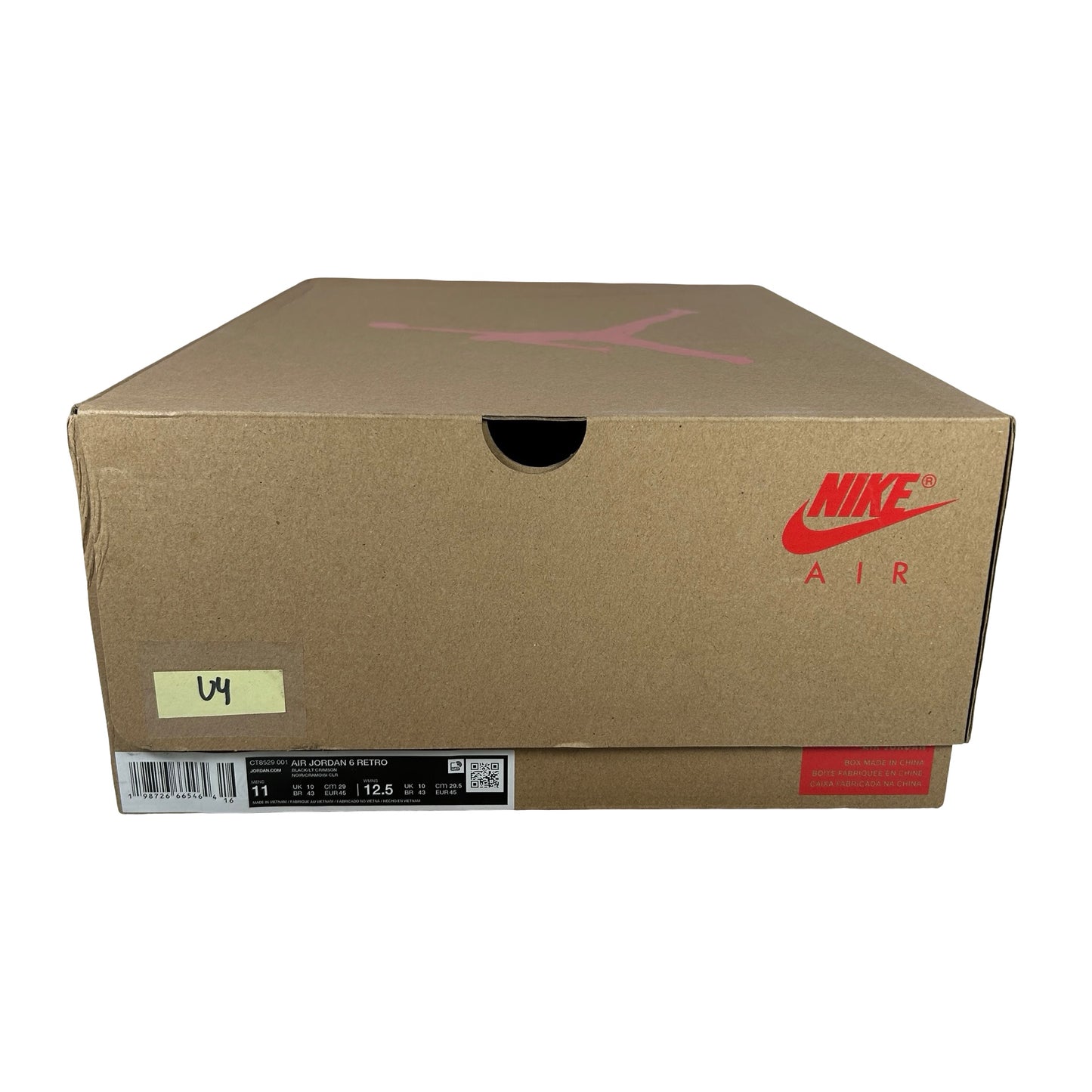 CT8529 001 Air Jordan 6 Retro Reverse Infrared Salesman (2026) [USED] - 11 M (Used4)
