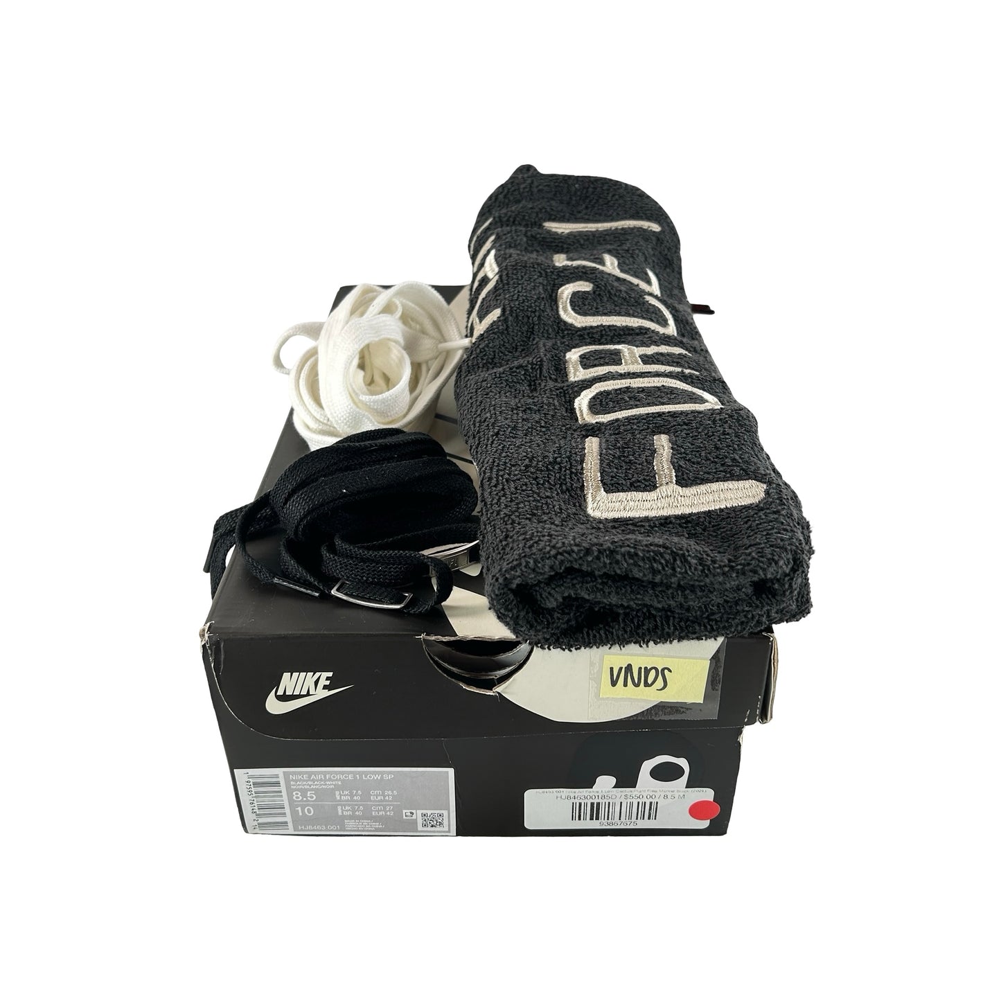 HJ8463 001 Nike Air Force 1 Low Cactus Plant Flea Market Black (2024) [USED] - 8.5 M (VNDS)