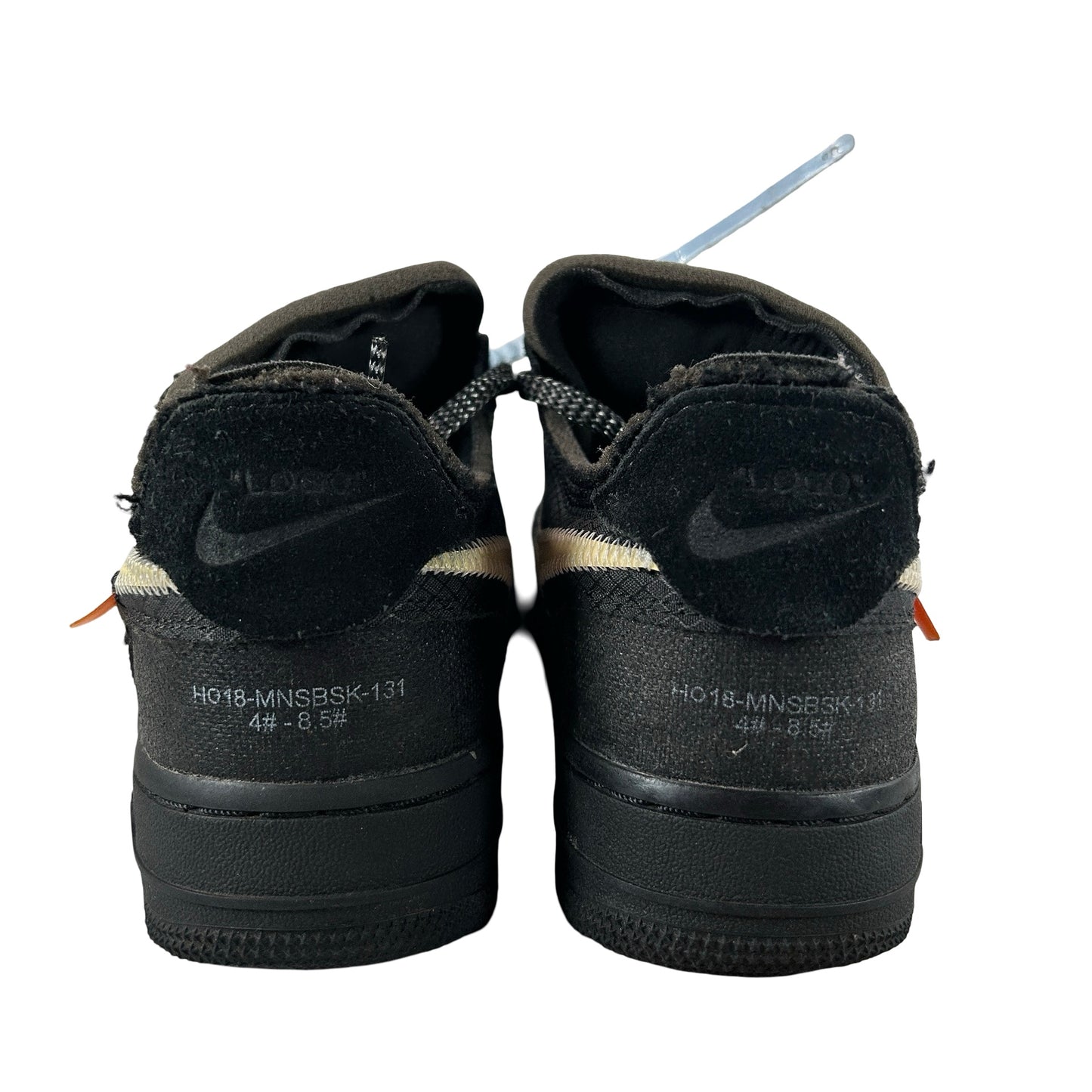 AO4606 001 Nike Air Force 1 Low Off-White Black White [USED] - 4 M (Used)