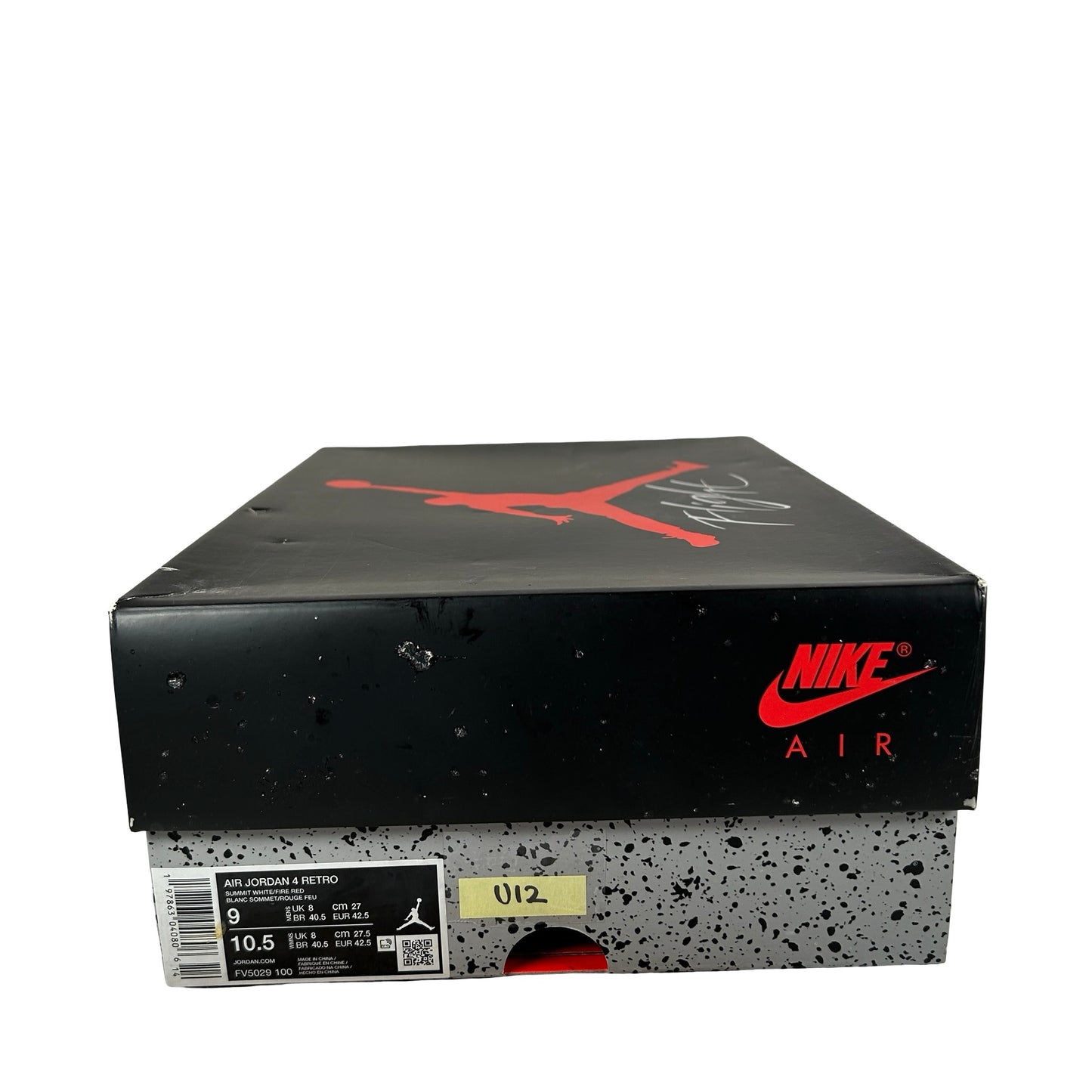 FV5029 100 Jordan 4 Retro White Cement (2025) [USED] - 9 M (Used12)
