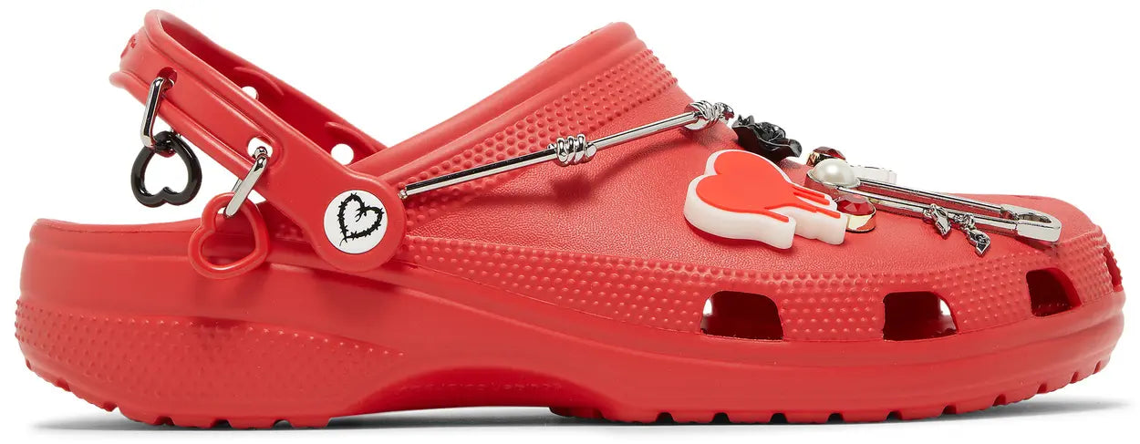 207998 8C1 Karol G x Crocs Classic Clog 'Metal Hearts'
