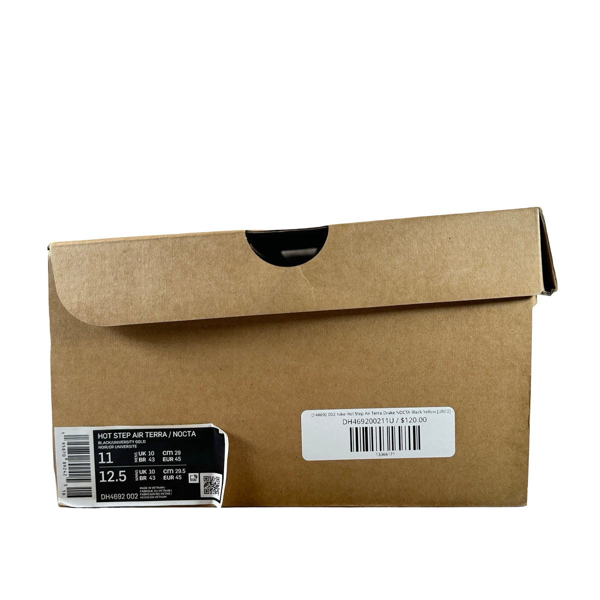 DH4692 002 Nike Hot Step Air Terra Drake NOCTA Negro Amarillo