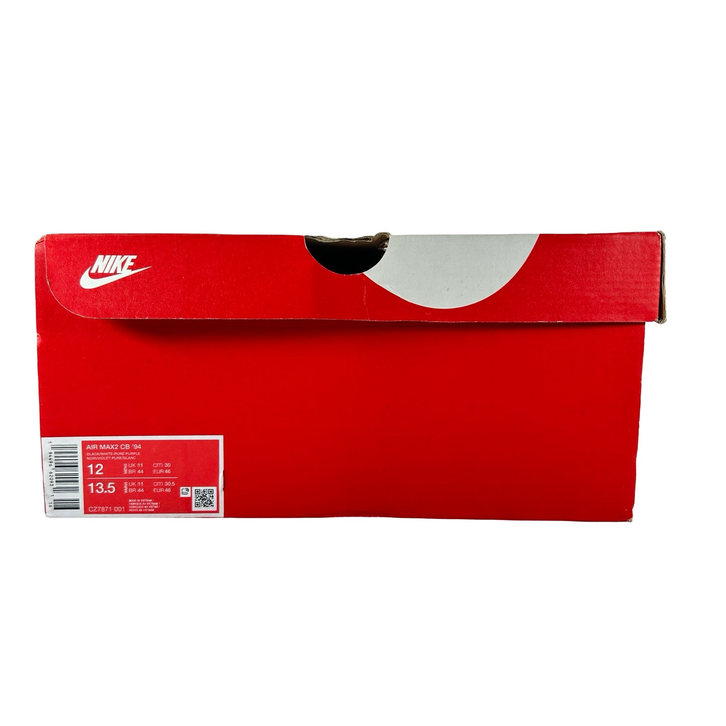 CZ7871 001 Nike Air Max 2 CB '94 Black White Purple (2020) [USED] - 12 M (Used)