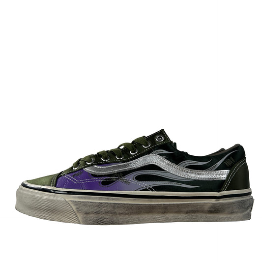 VN000D9RGRK Vans LX Old Skool Archive Flame Green [USED] - 8.5 M (Used)