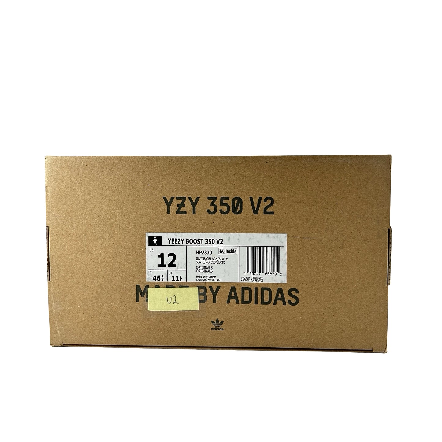 HP7870 adidas Yeezy Boost 350 V2 Slate [USED] - 12 M (Used2)