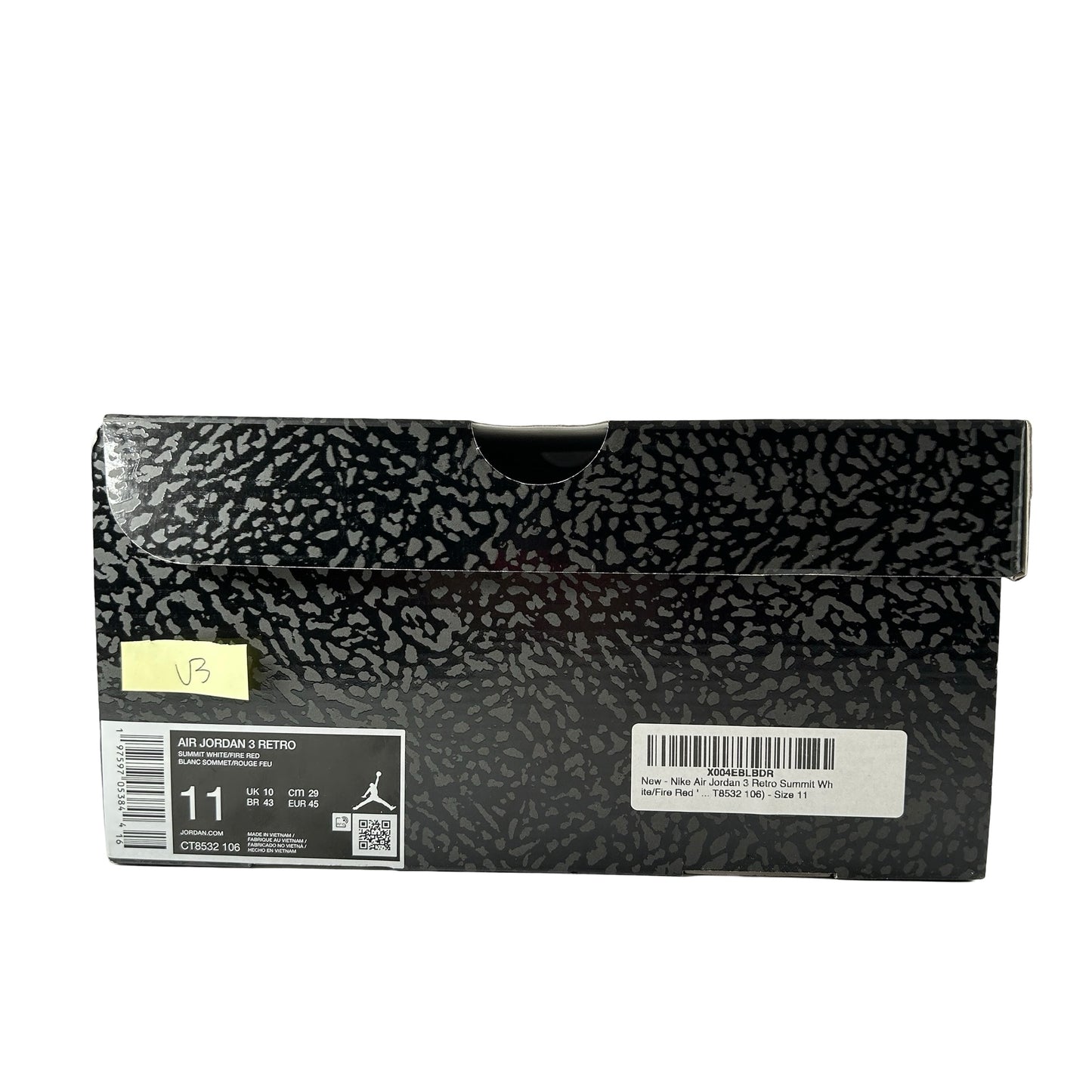 CT8532 106 Jordan 3 Retro Cement Grey [USED] - 11 M (Used3)