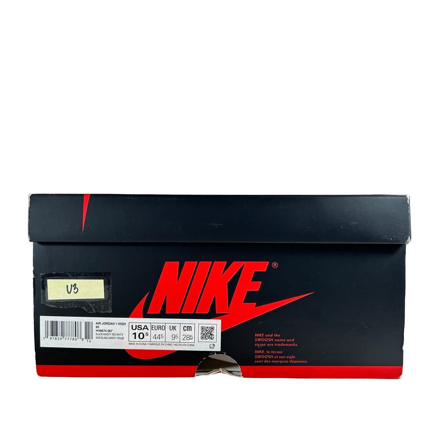 HV6674 067 Jordan 1 Retro High '85 OG Bred (2025) [USED] - 10.5 M (Used3)