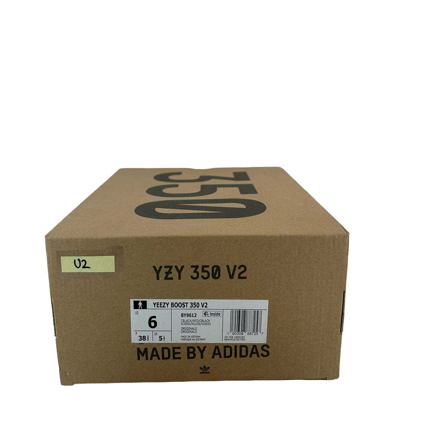 BY9612 Yeezy Boost 350 V2 Core Black Red [USED] - 6 M (Used2)