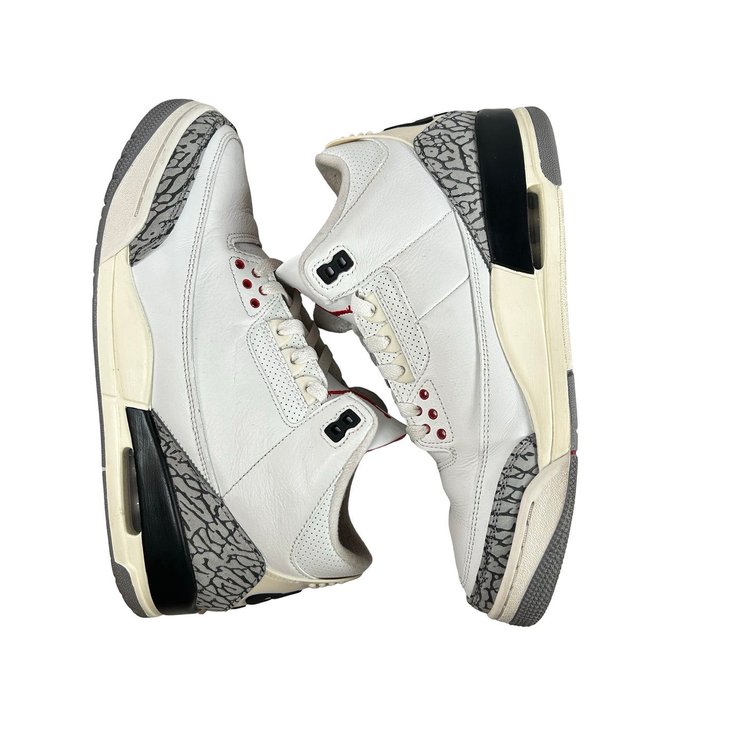 DN3707 100 Jordan 3 Retro White Cement Reimagined [USED] - 9.5 M (Used16)