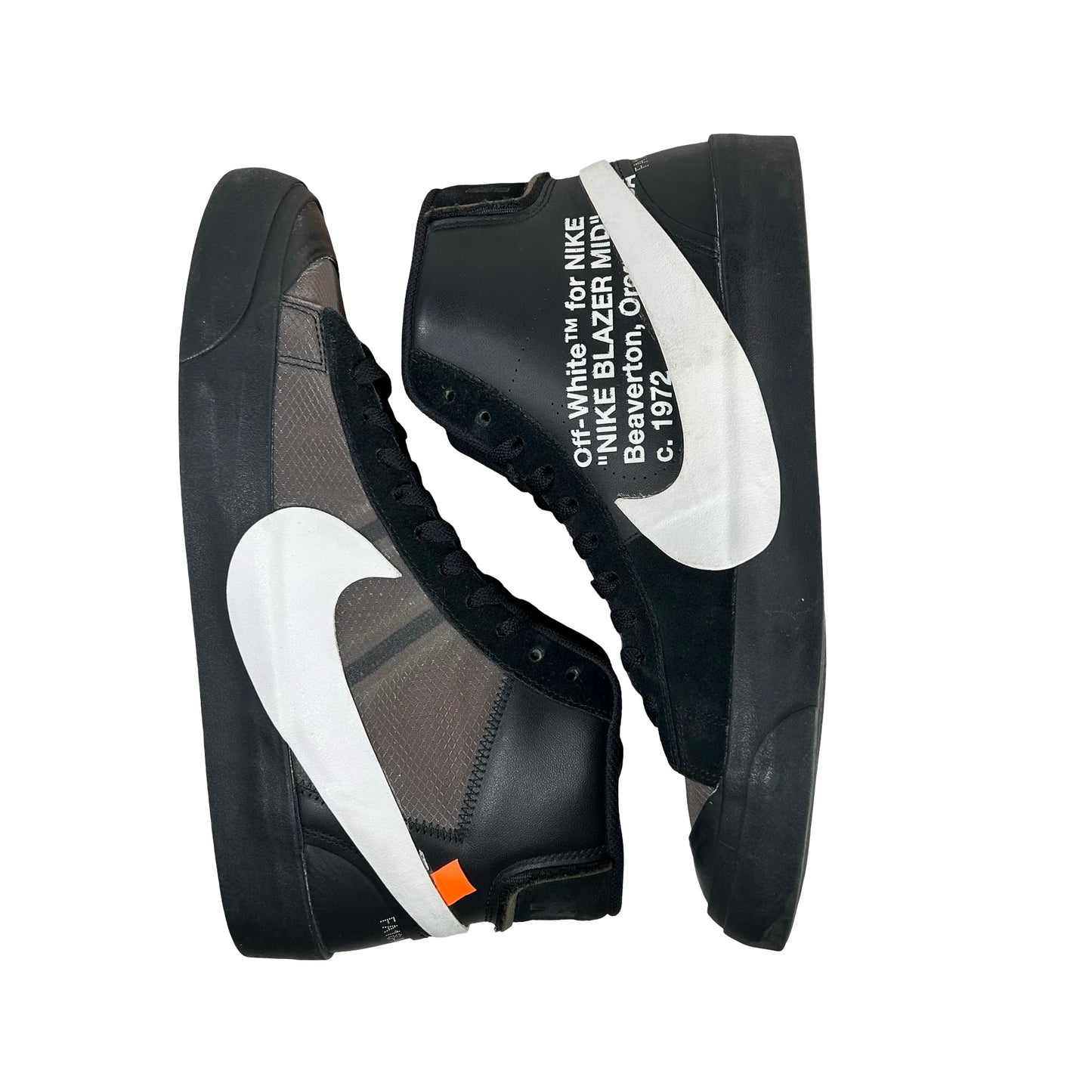 AA3832 001 Nike Blazer Off-White Black [USED] - 10.5 M (Used)