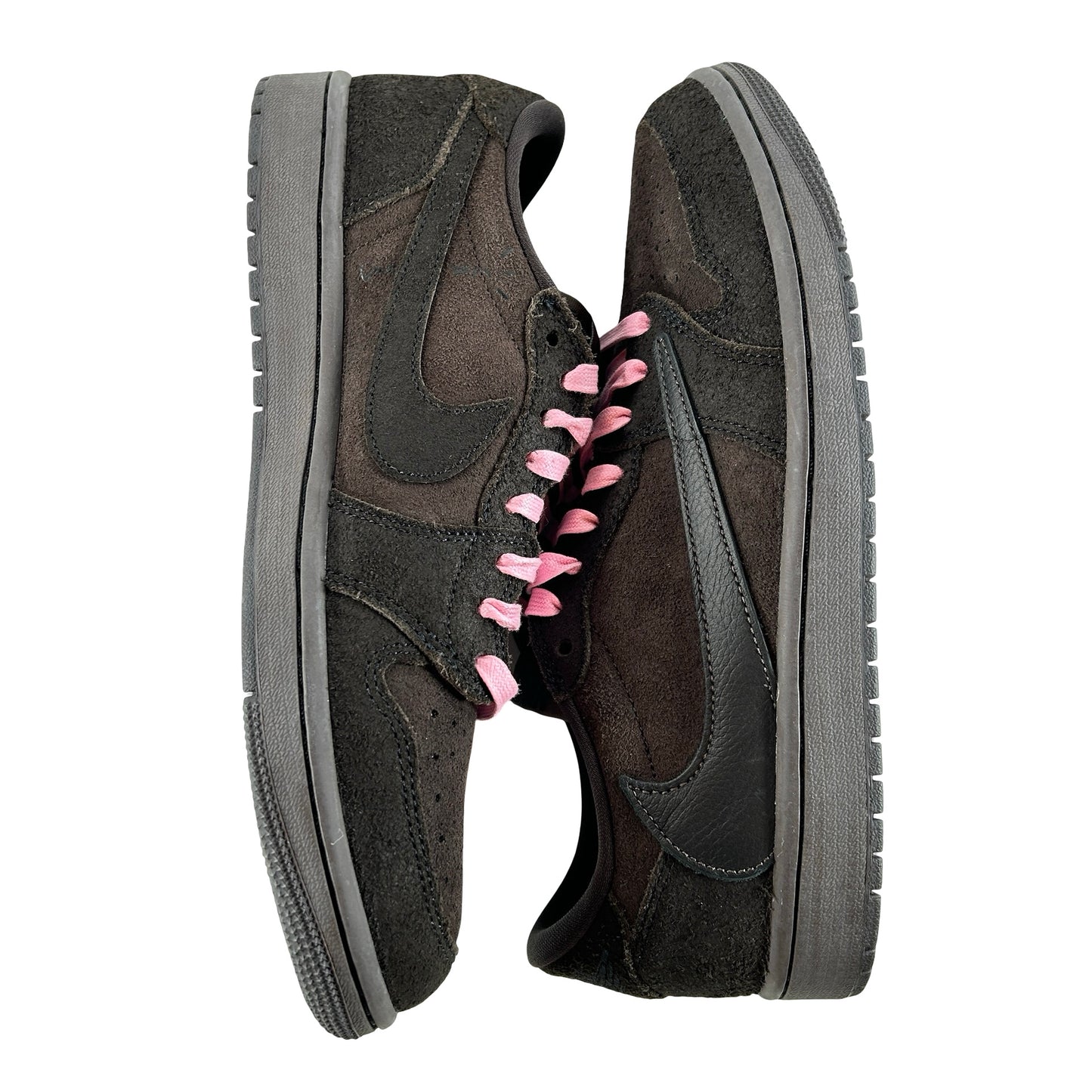 DM7866 202 Jordan 1 Retro Low OG SP Travis Scott Velvet Brown [USED] - 9 M (Used2)