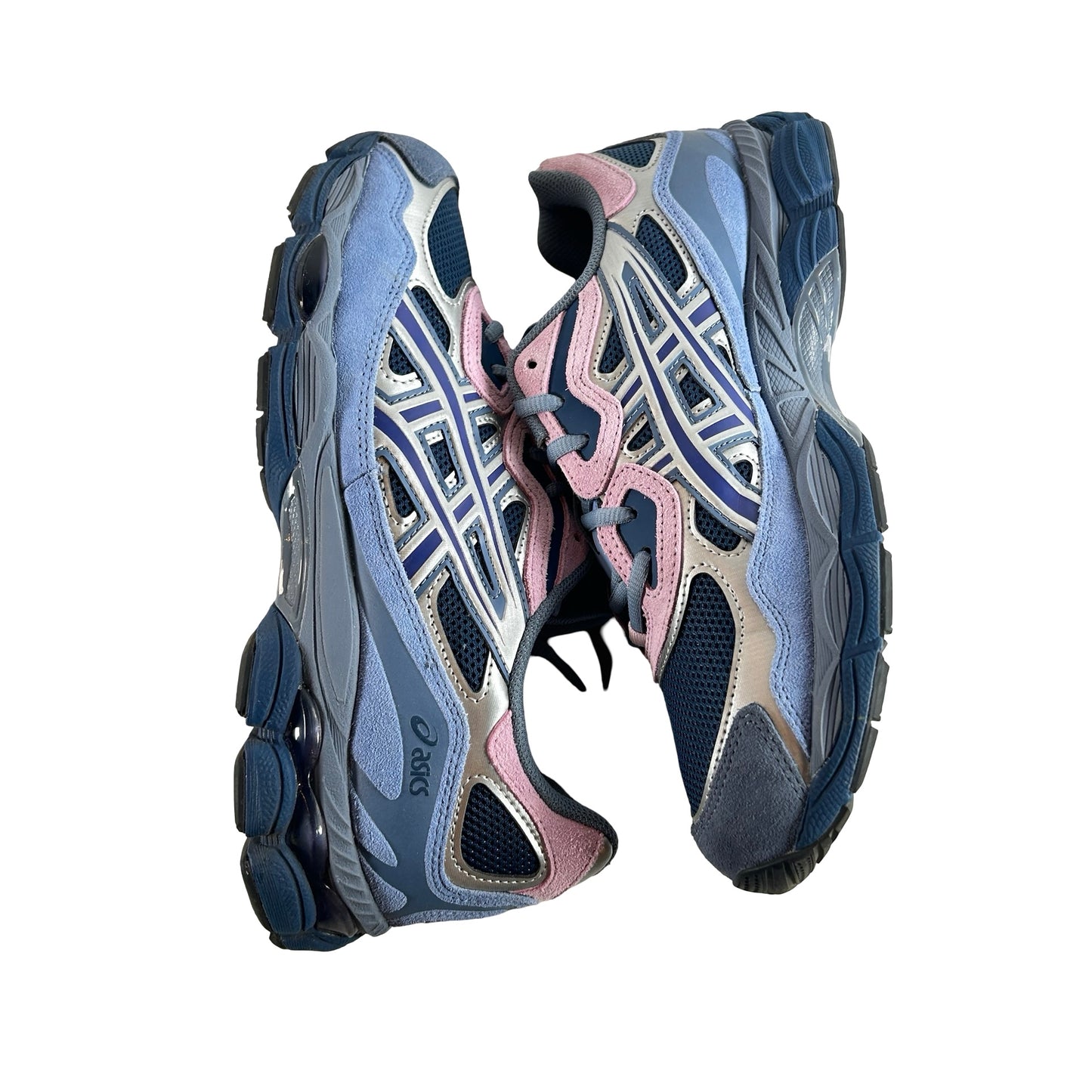 1203A785 400 ASICS Gel-NYC Blue Pink Silver [USED] - 10.5 M (Used)