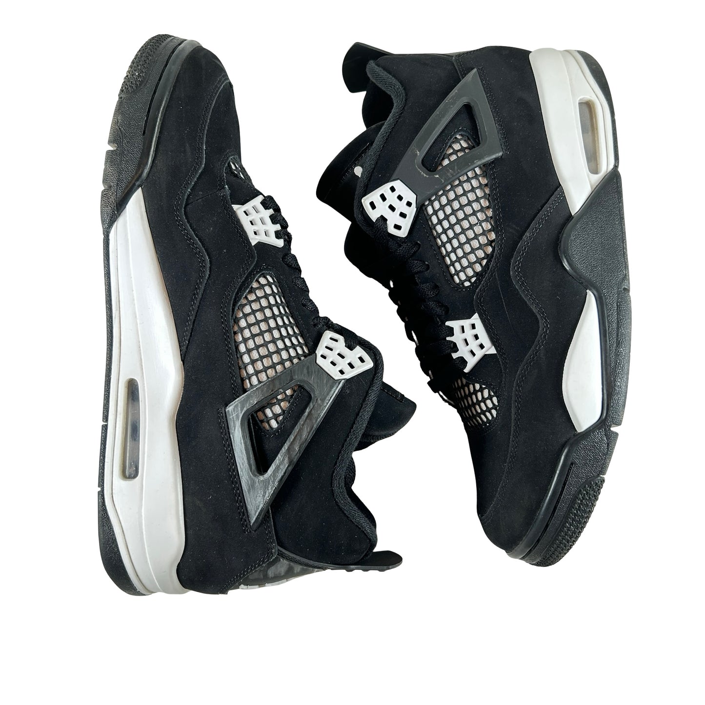 FQ8138 001  Jordan 4 Retro White Thunder [USED] - 10 M (Used8)