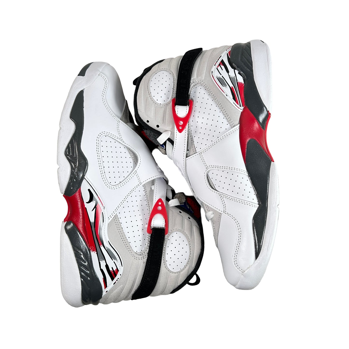 305381 100 Jordan 8 Retro White True Red (2025) [USED] - 10 M (Used7)