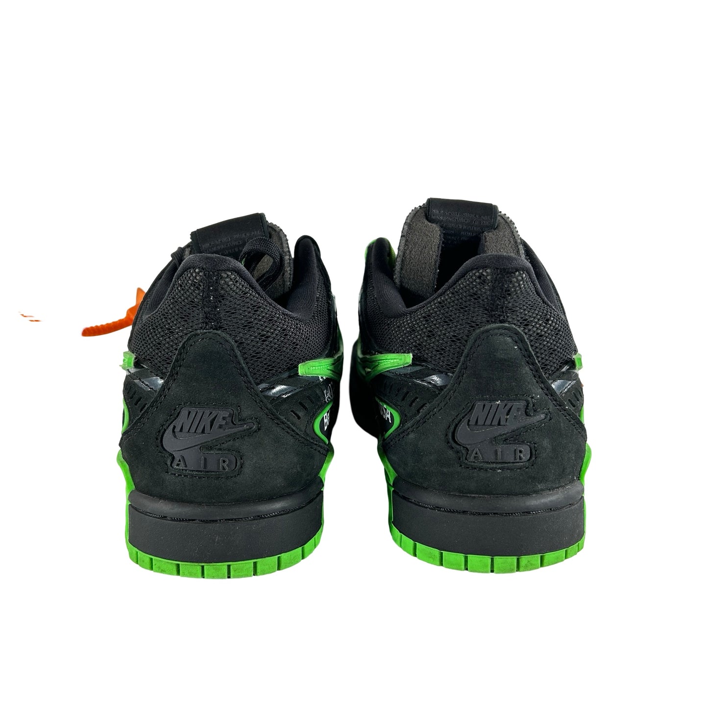 CU6015 001 Nike Air Rubber Dunk Off-White Green Strike [USED] - 10.5 M (Used)
