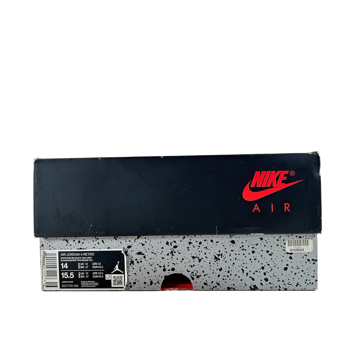 DC7770 160 Jordan 4 Retro Fire Red (2020) [USED] - 14 M (Used)