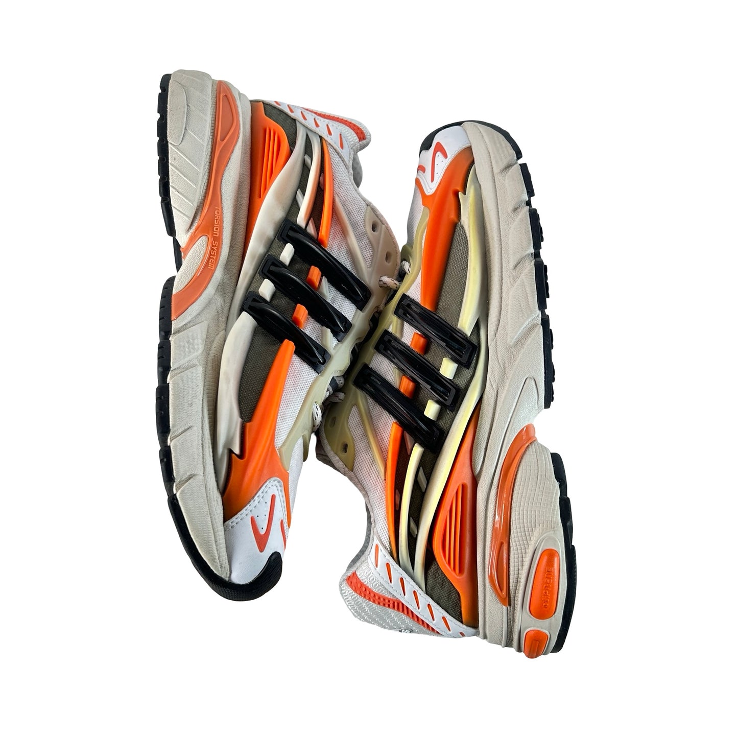 JP9261 adidas Adistar Jellyfish Pharrell Williams Focus Olive Orange [USED] - 9.5 M (Used) (No Box)