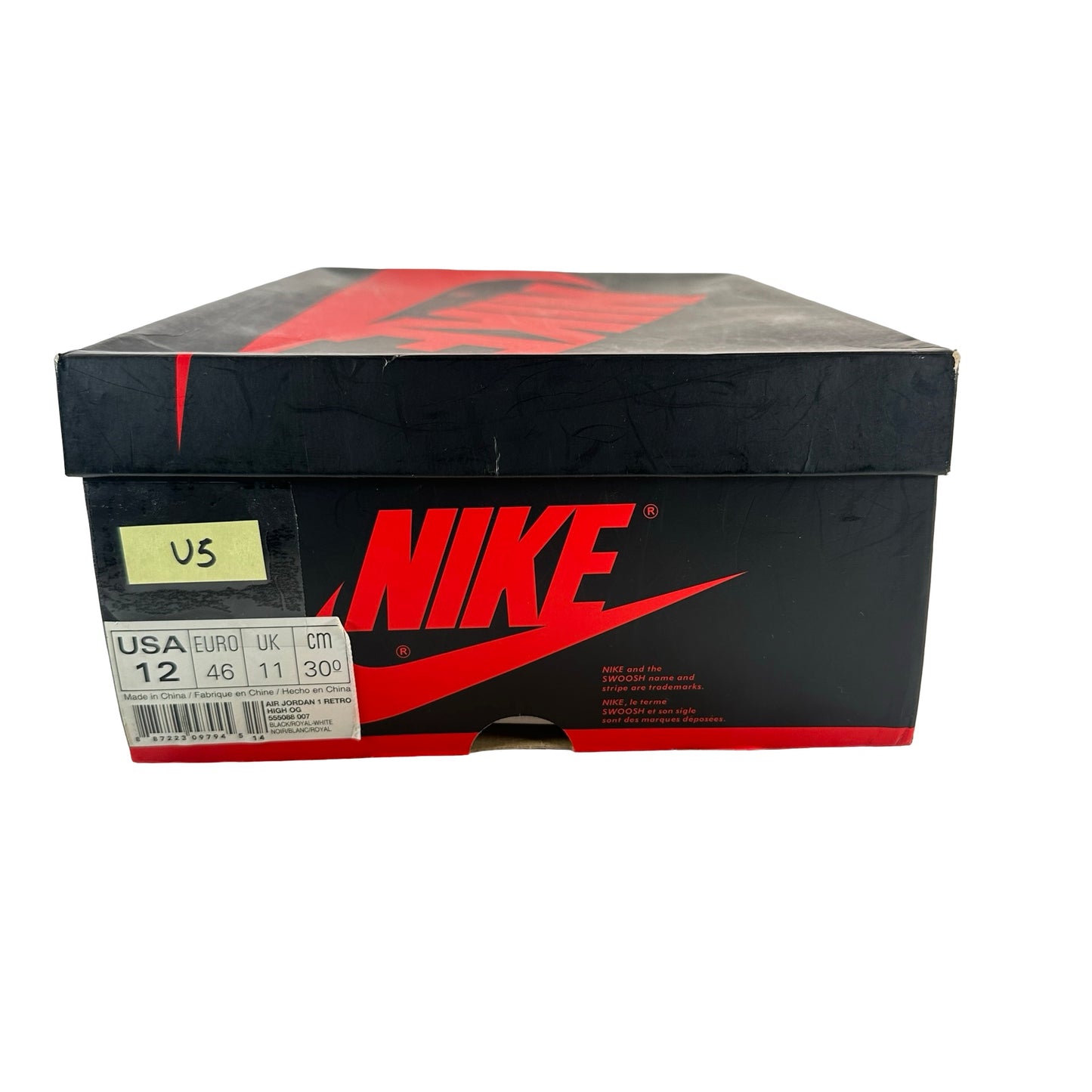 555088 007 Jordan 1 Royal (2017) [USED] - 12 M (Used5)