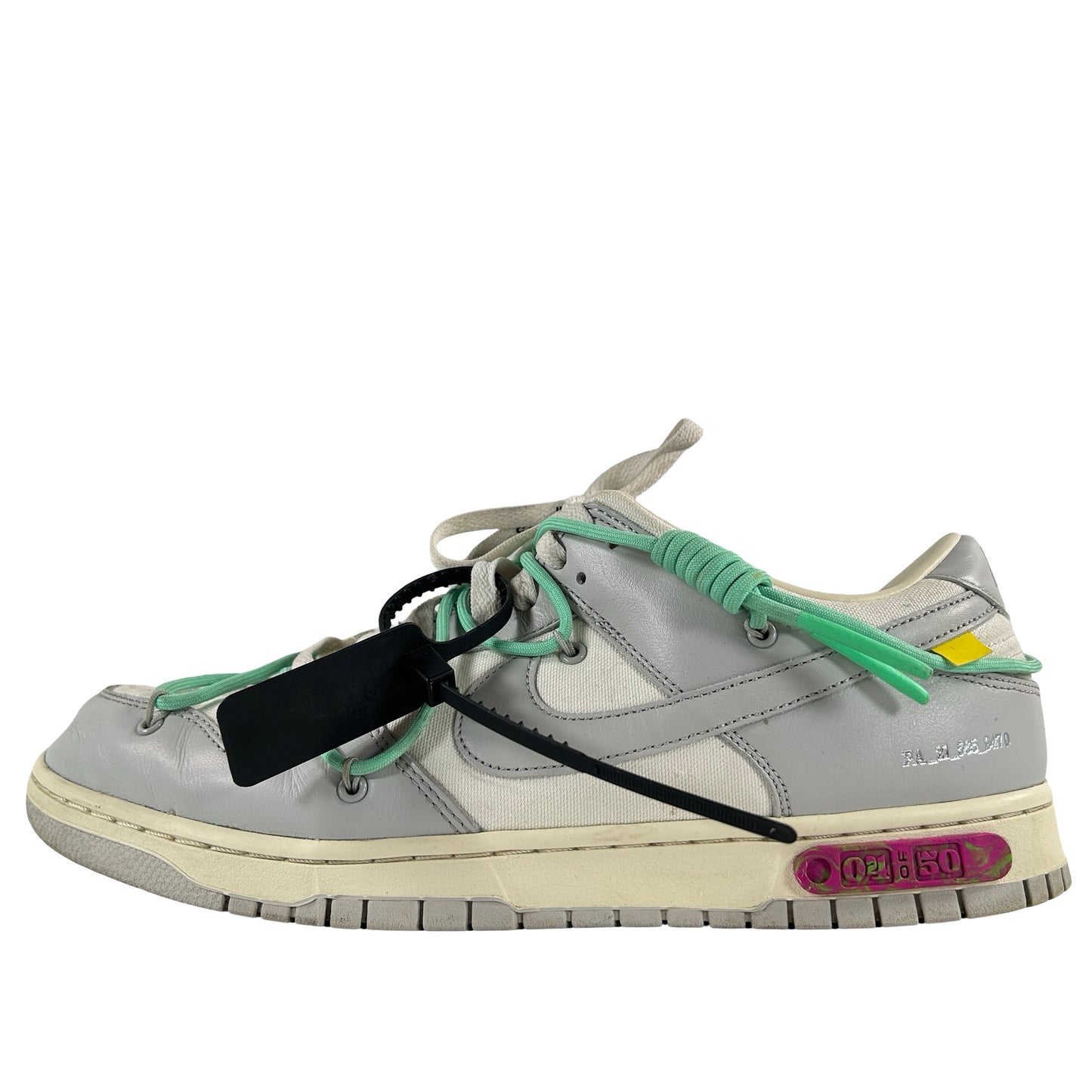 DM1602 114 Nike Dunk Low Off-White Lot 4 [USED] - 13 M (Used)