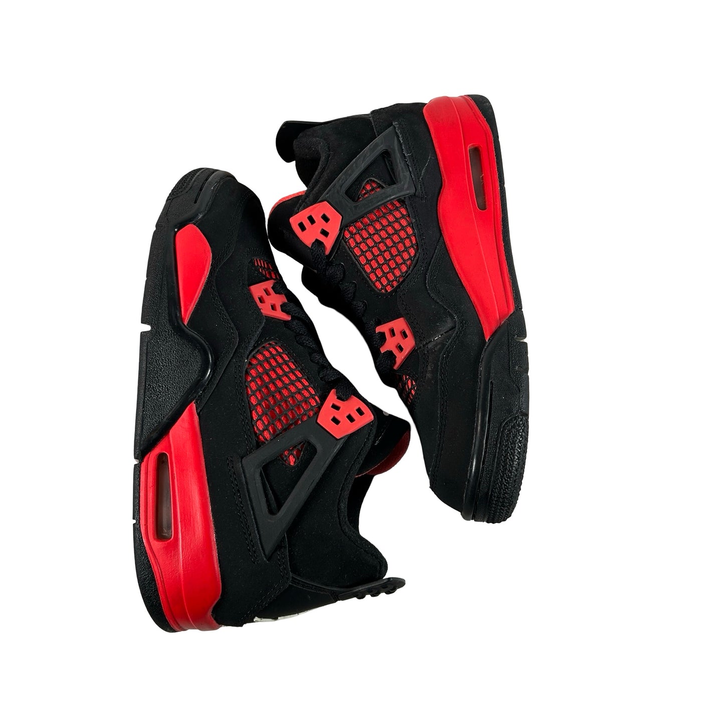 408452 016 Jordan 4 Retro Red Thunder (GS) [USED] - 4 Y (Used) (Replace Box)