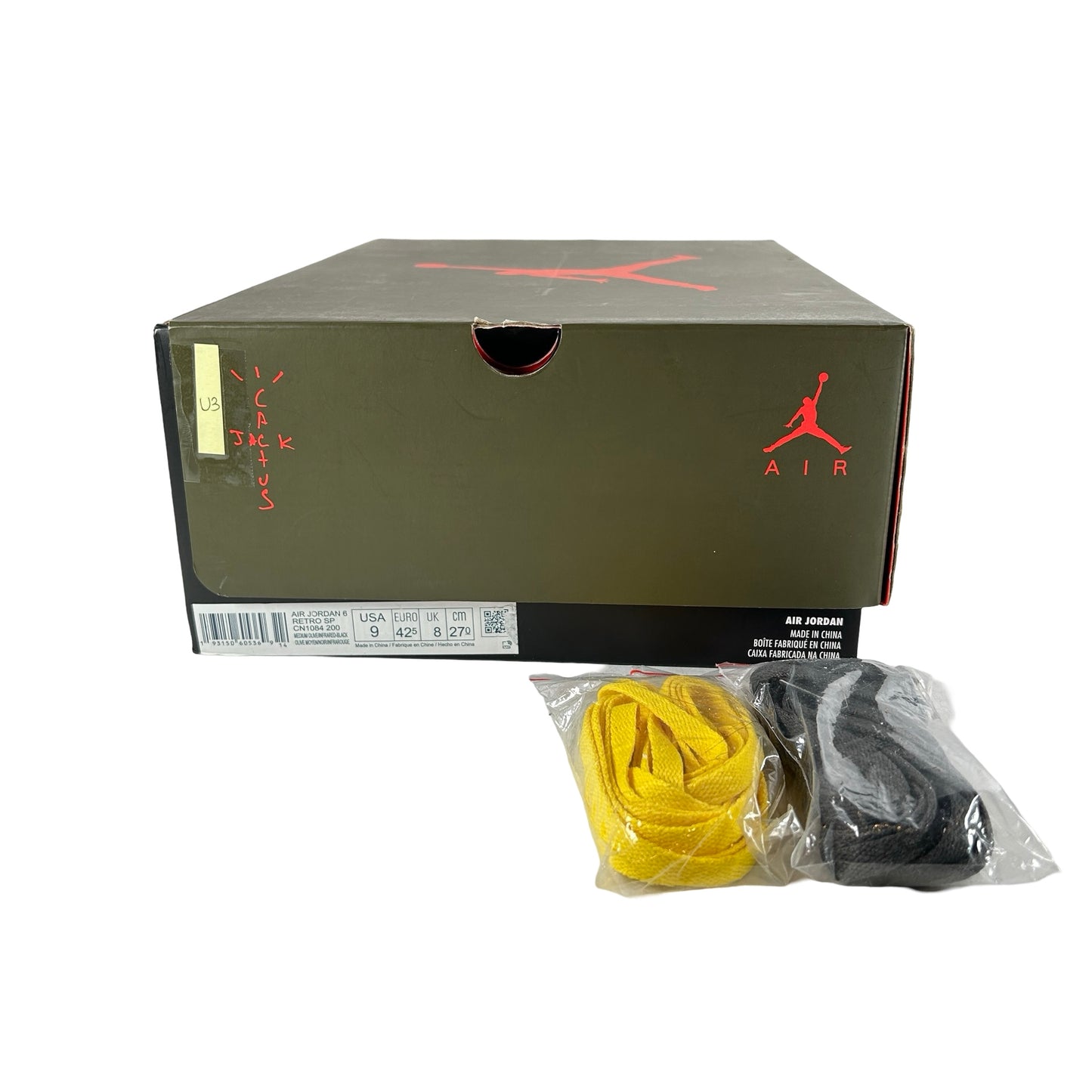 CN1084 200 Jordan 6 Retro Travis Scott [USED] - 9 M (Used3)