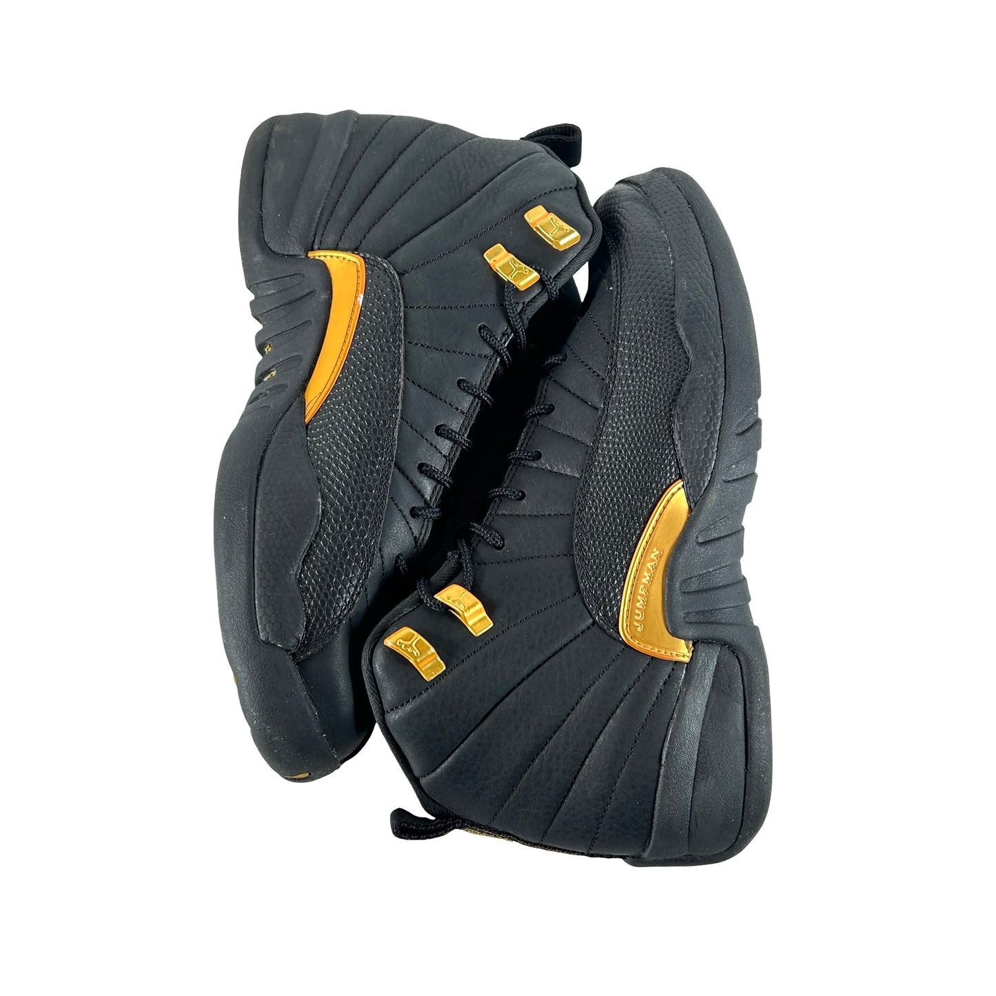 153265 071 Jordan 12 Retro Black Taxi (GS) [USED] - 7 Y (Used) (No Box)