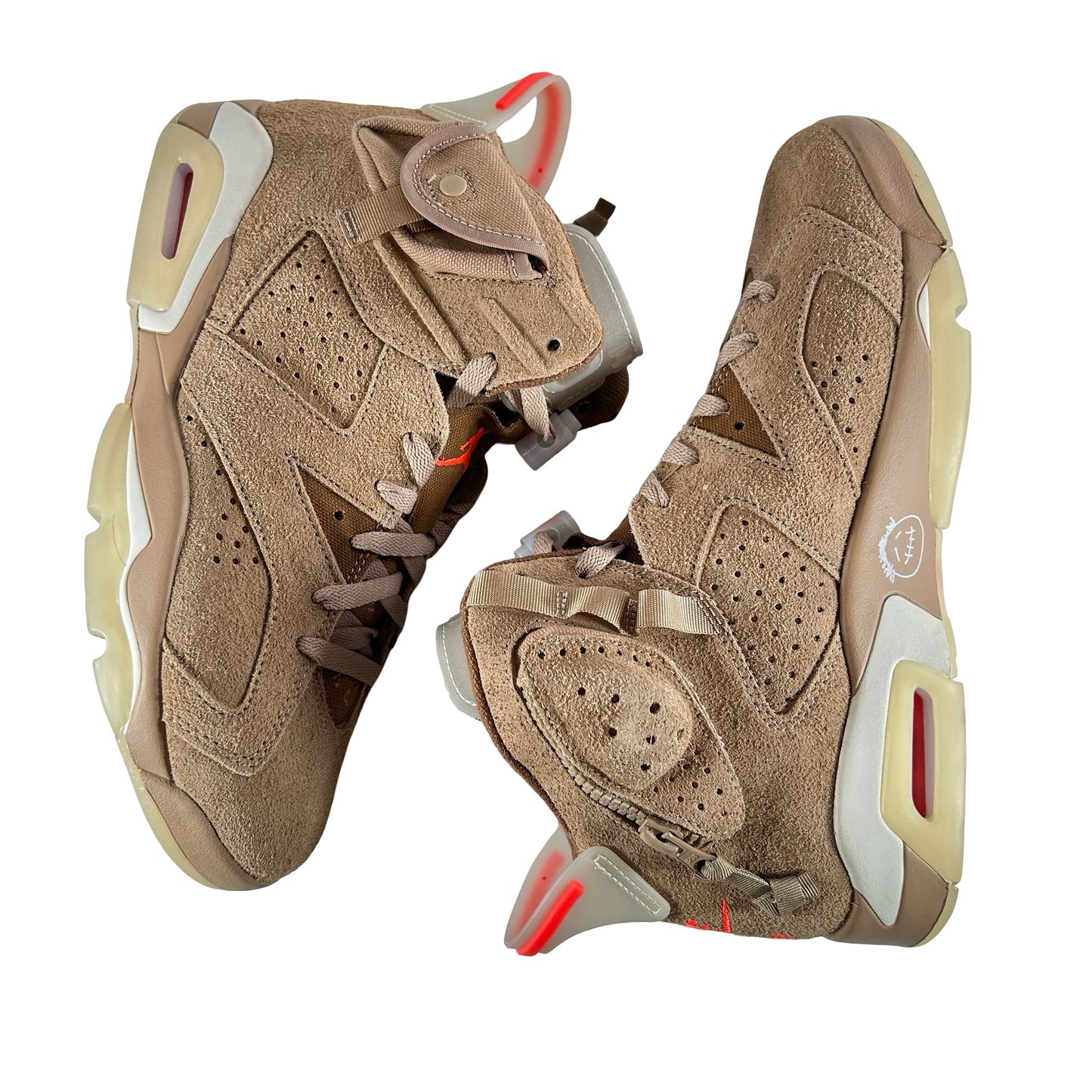 DH0690 200 Jordan 6 Retro Travis Scott British Khaki [USED] - 8.5 M (Used6)