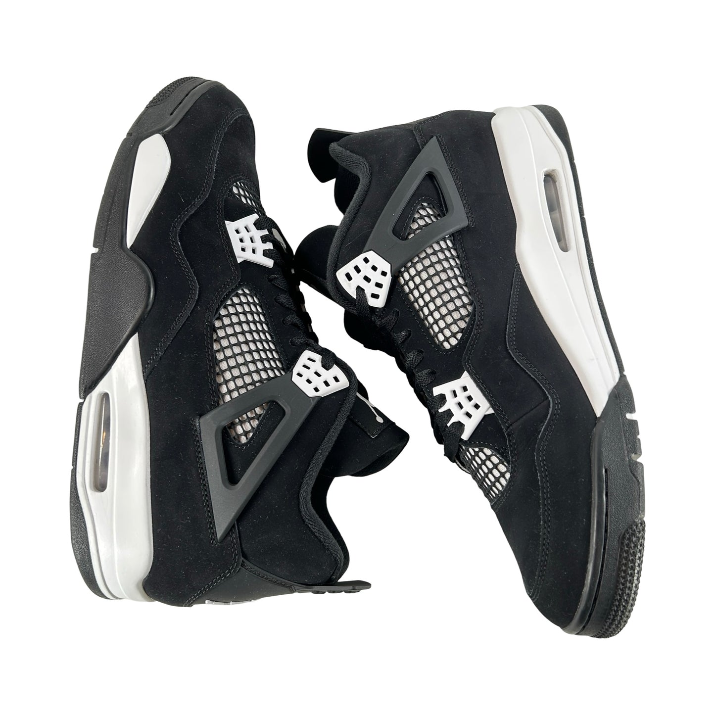 FQ8138 001  Jordan 4 Retro White Thunder [USED] - 13 M (Used2)