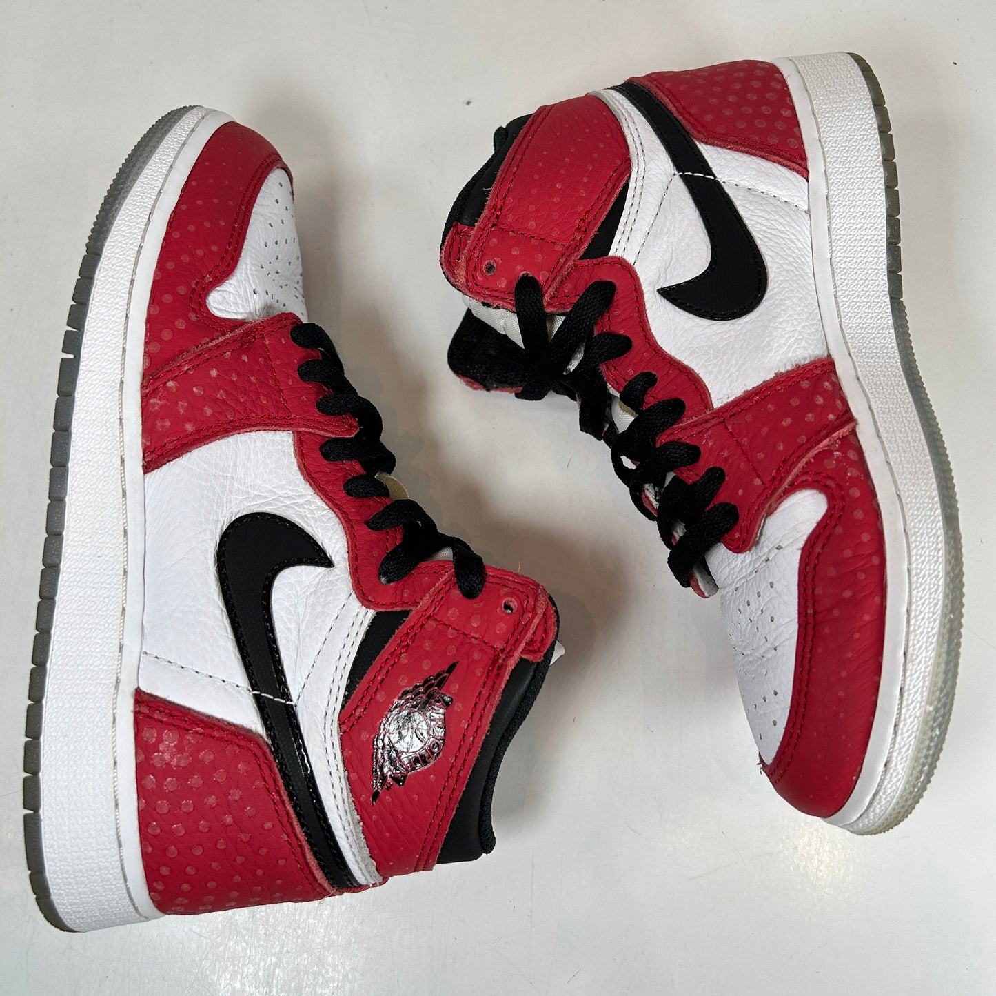 575441 602 Jordan 1 Retro High Spider-Man Origin Story (GS) [USED] - 4 Y (Used) (No Box)