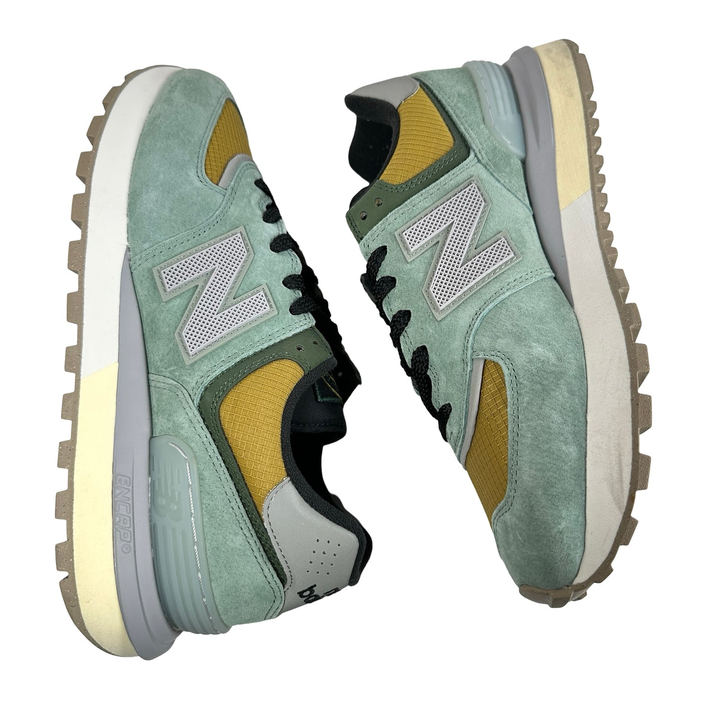U574LGTN New Balance 574 Legacy Stone Island Light Green [USED] - 9 M (Used)