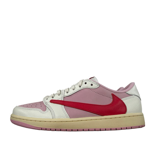 IQ7604 101 Jordan 1 Retro Low OG SP Travis Scott Sail Tropical Pink [USED] - 9.5 M (Used6)