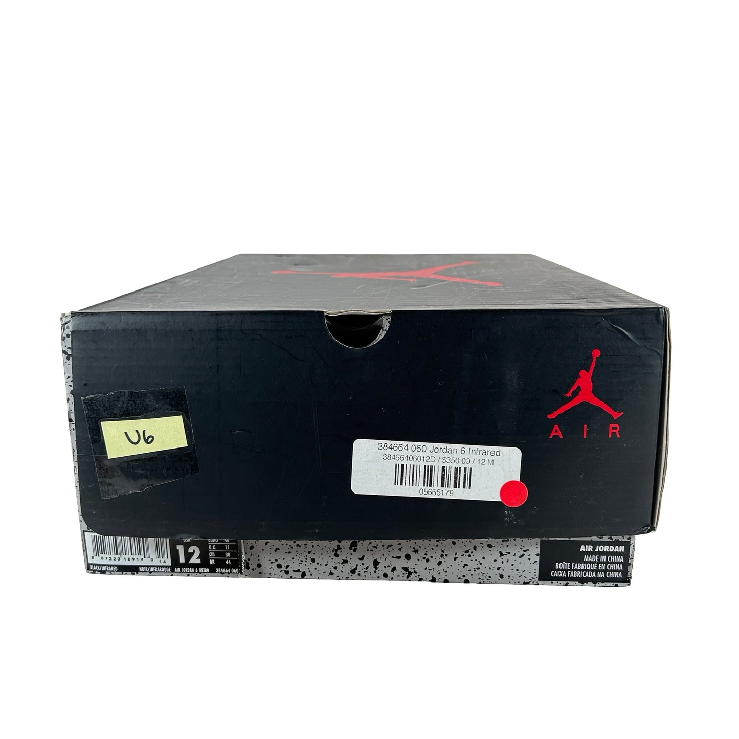 384664 060 Jordan 6 Infrared [USED] - 12 M (Used6)
