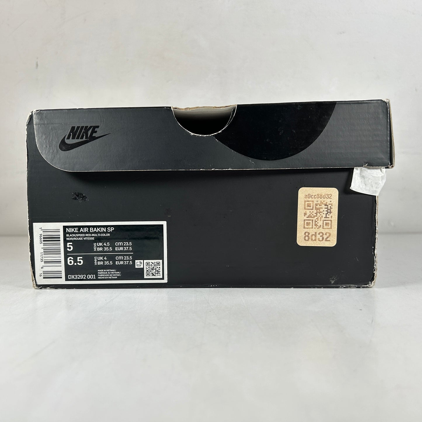 DX3292 001 Nike Air Bakin SP Supremo Negro Degradado