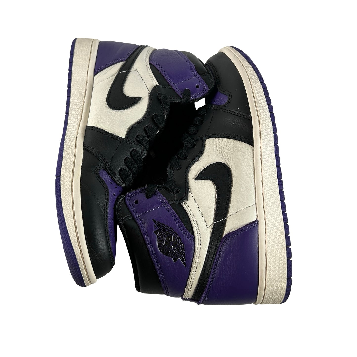 555088 501 Jordan 1 Court Purple [USED] - 8 M (Used) (Replace Box)