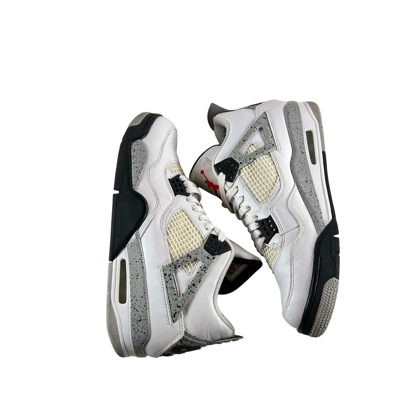 840606 192 Jordan 4 White Cement [USED] - 9.5 M (Used2) (Replace Box2)