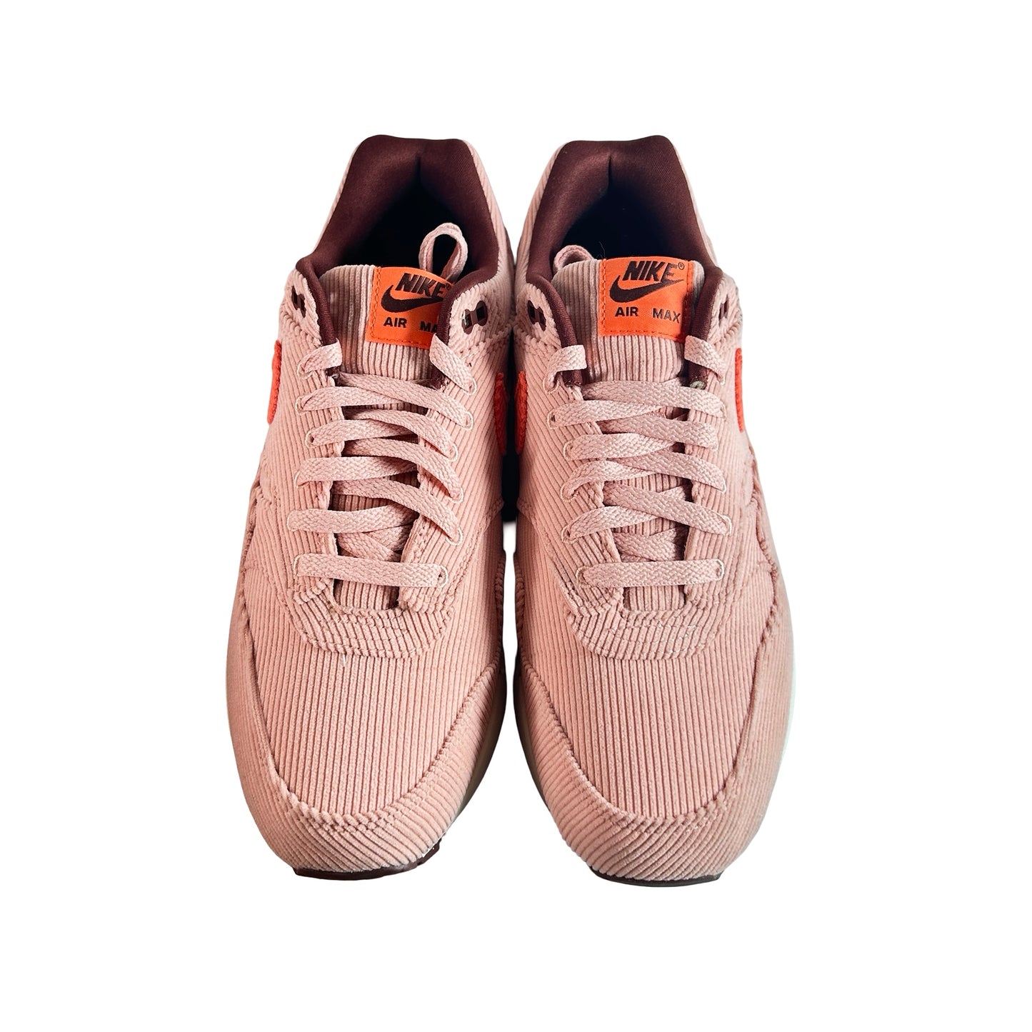 FB8915 600 Nike Air Max 1 PRM Corduroy Coral Stardust [USED] - 10.5 M (Used2) (Replace Box2)