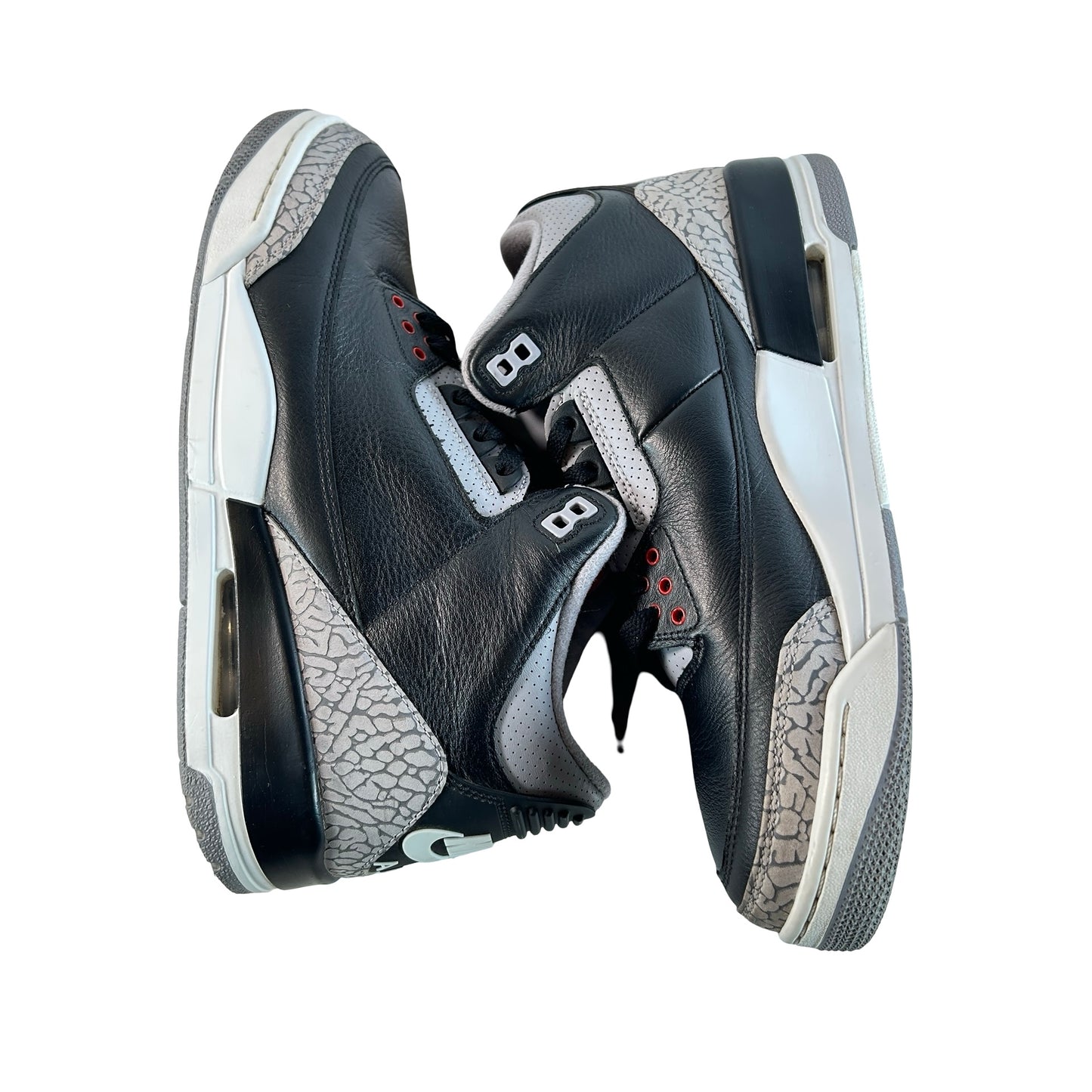 DN3707 010 Jordan 3 Retro OG Black Cement (2024) [USED] - 10.5 M (Used34)