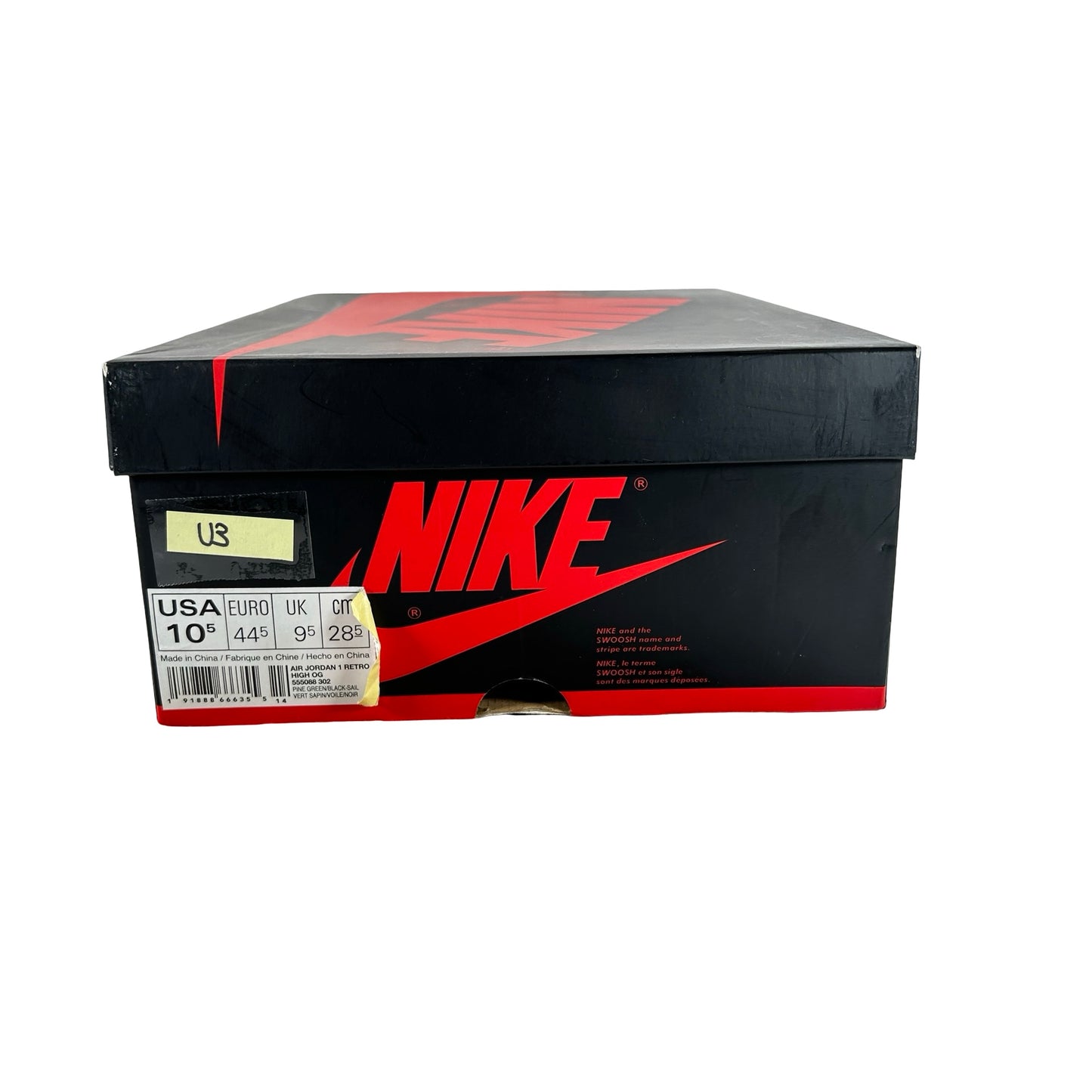555088 302 Jordan 1 Retro High Pine Green [USED] - 10.5 M (Used3)