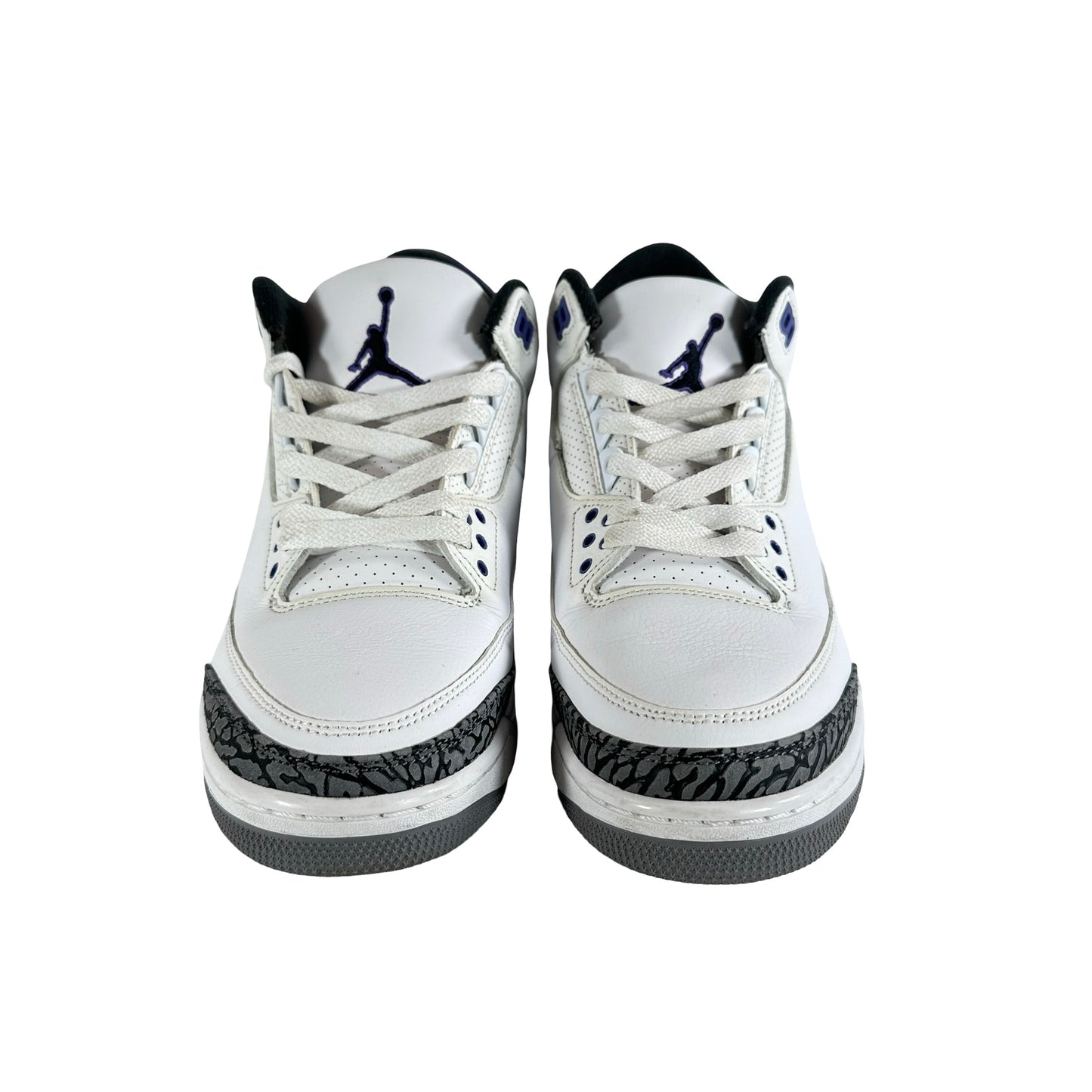 CT8532 105 Jordan 3 Retro Dark Iris [USED] - 9 M (Used) (No Box)
