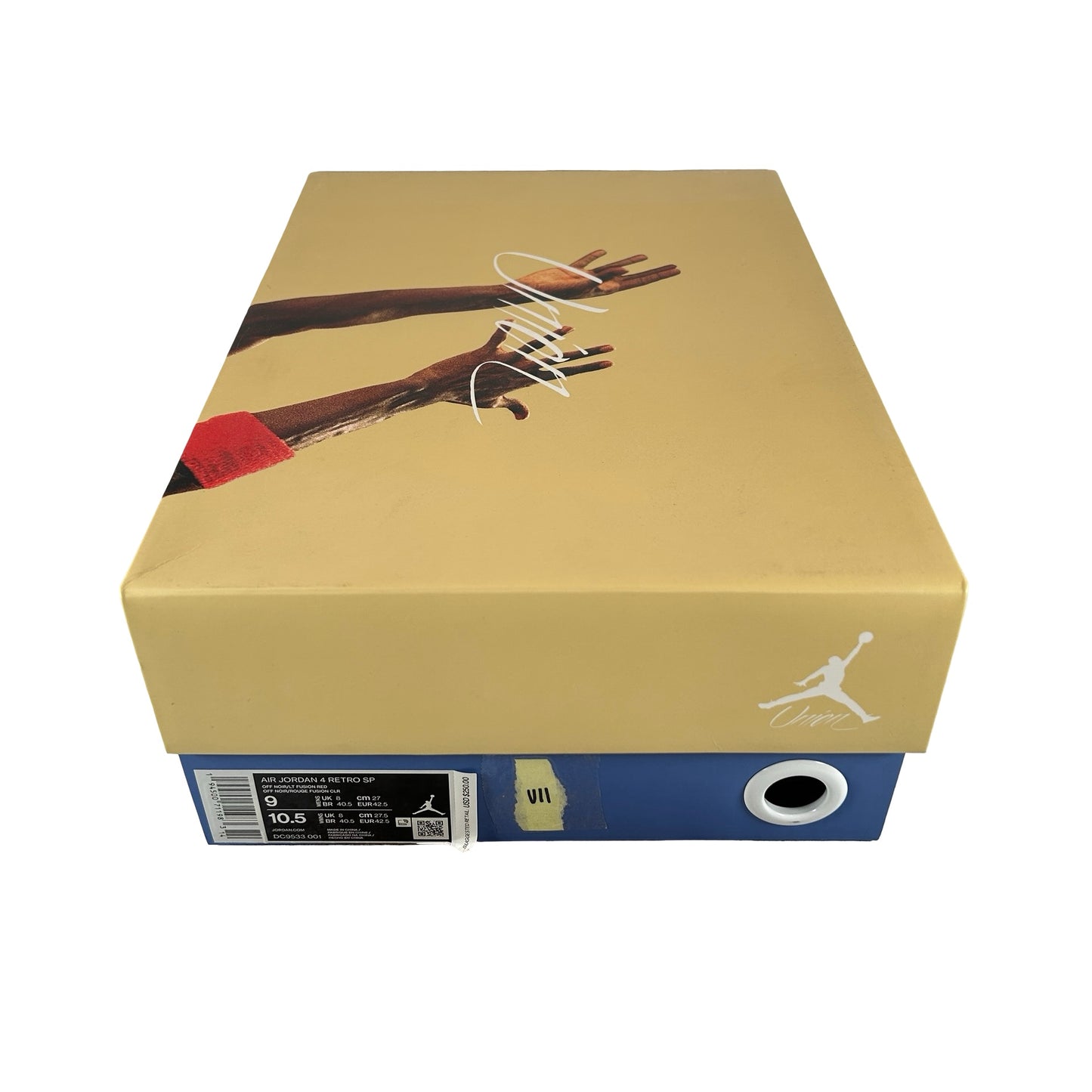 DC9533 001 Jordan 4 Retro Union Off Noir [USED] - 9 M (Used11)