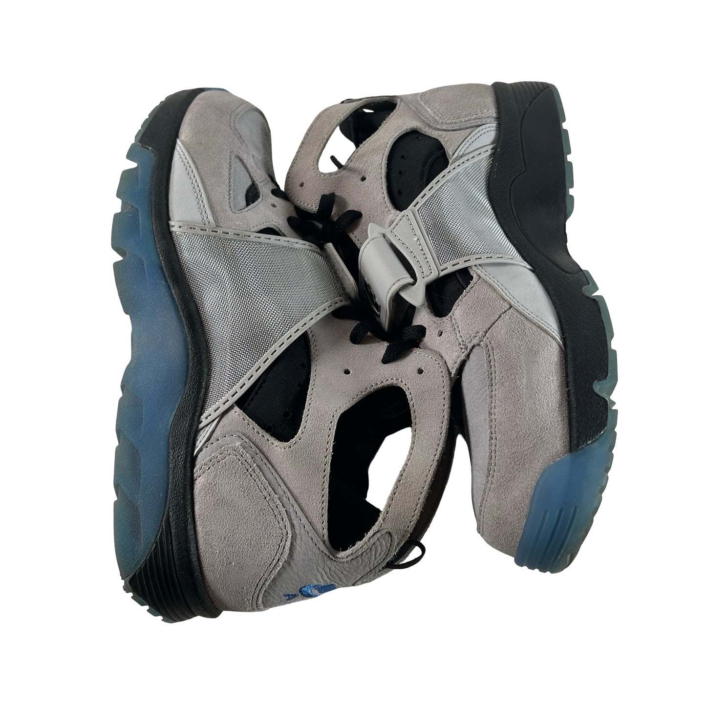 IH4469 012 Nike Air Trainer Huarache Wolf Grey Star Blue [USED] - 11 M (Used) (No Box)