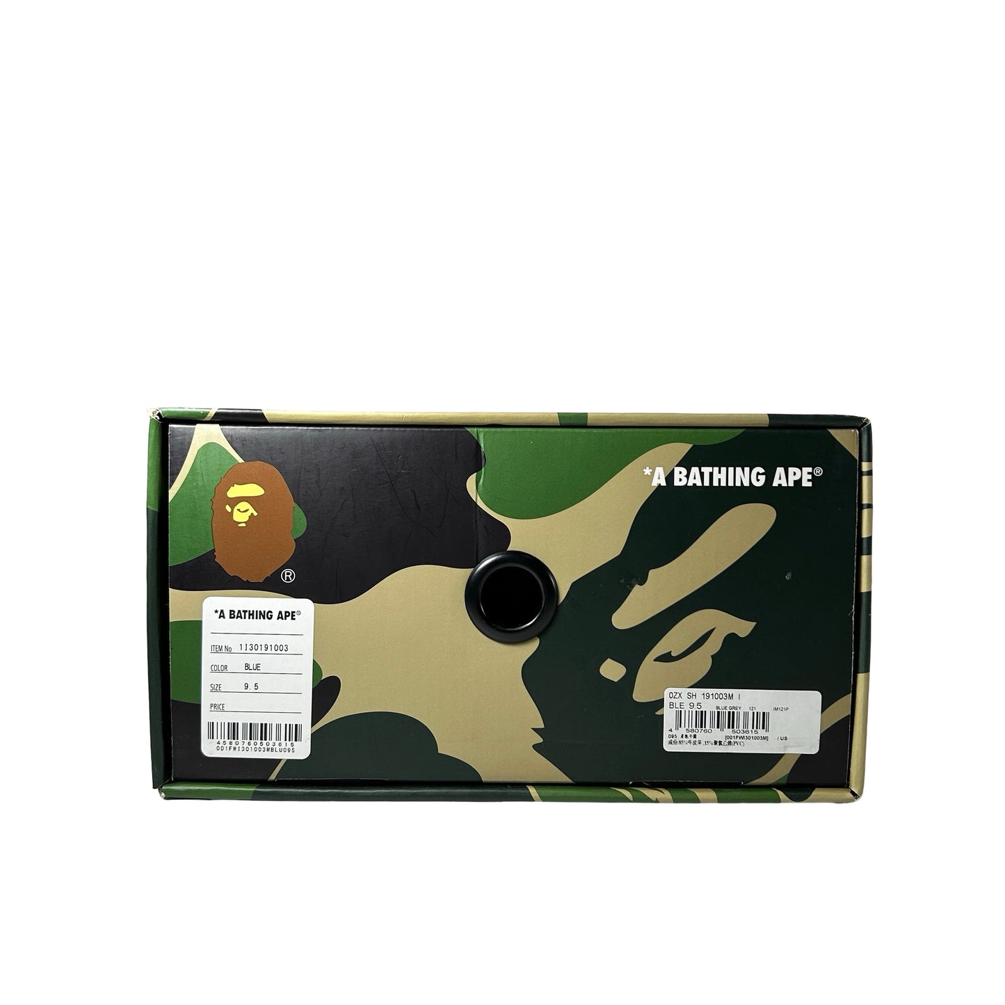 1I30191003 A Bathing Ape Bape SK8 Sta Blue White [USED] - 9.5 M (Used)